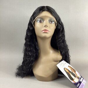 Solana Long Wavy #1B Off Black Synthetic Lace Front Wig